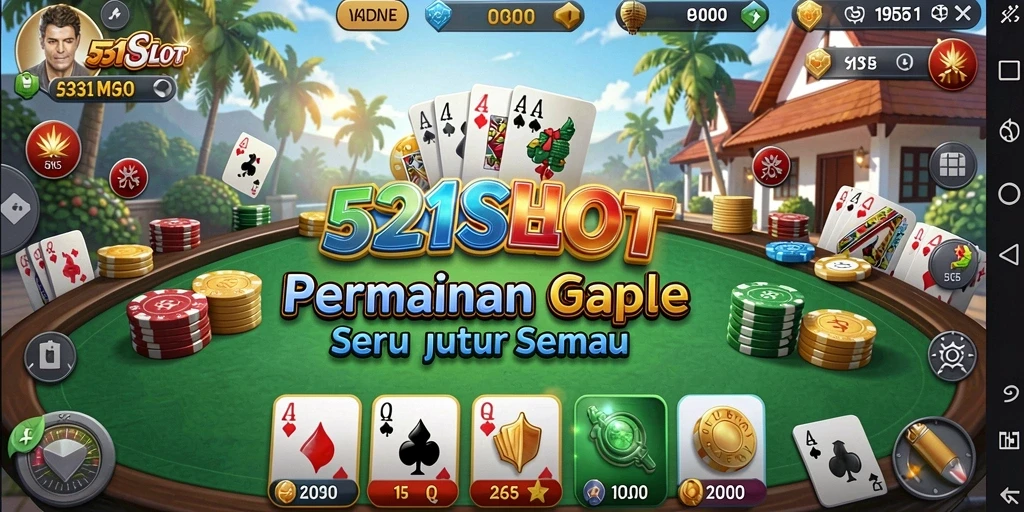 Tampilan seru gameplay Gaple di 531SLOT