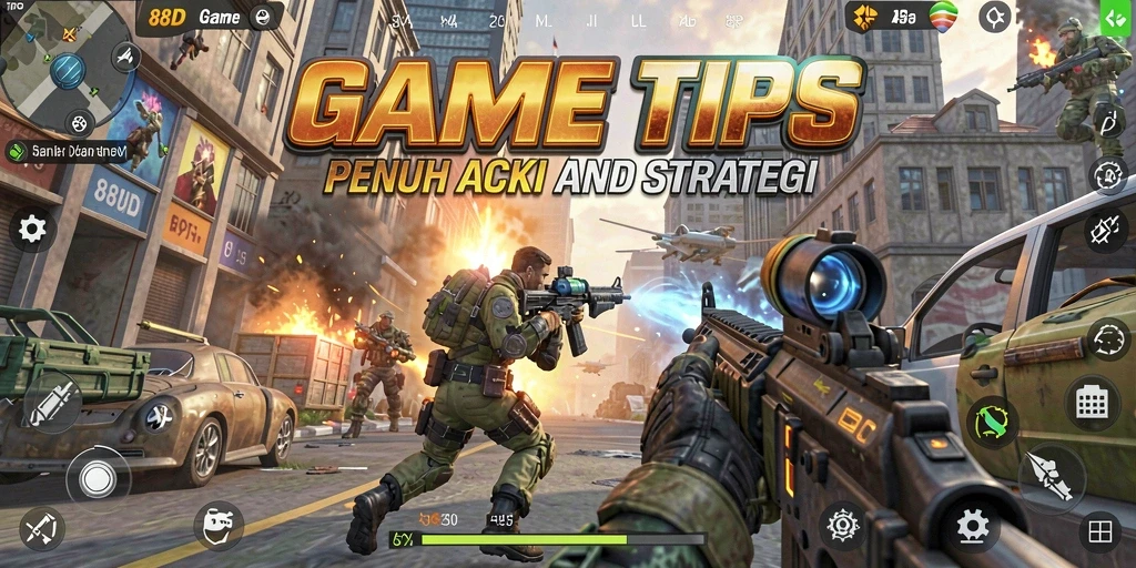 Screenshot gameplay 88ID menampilkan aksi pertempuran intens.