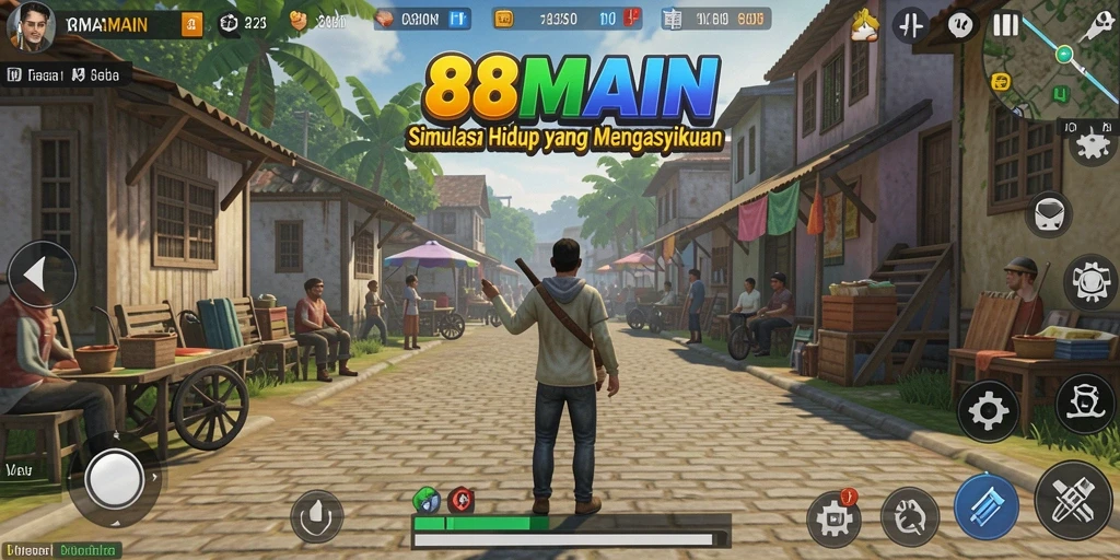 Tampilan gameplay yang menakjubkan di 88MAIN.