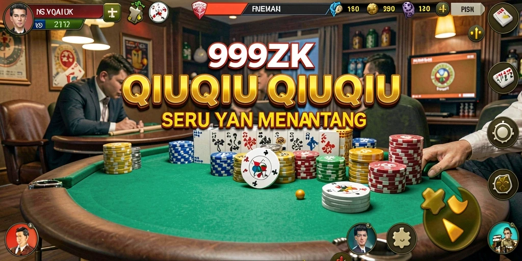 Screenshot gameplay QiuQiu yang seru dan intens.
