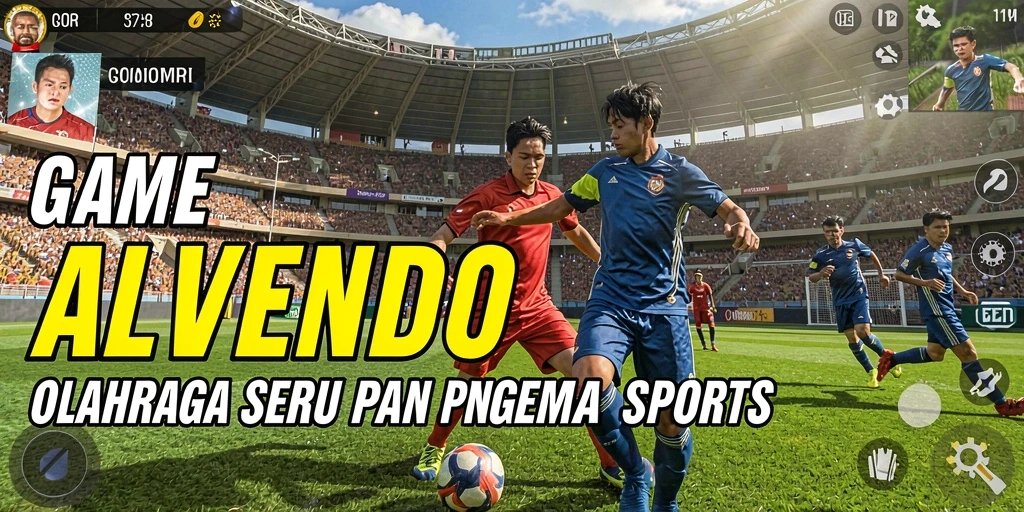 Screenshot ALVENDO menampilkan keseruan gameplay olahraga yang mendebarkan.