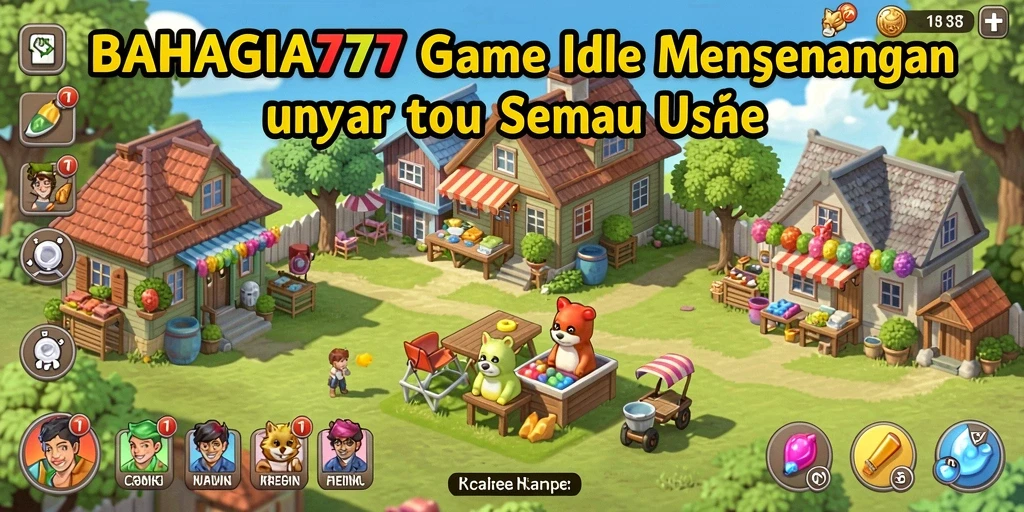 Tampilan gameplay BAHAGIA777 dengan elemen Idle yang menarik.