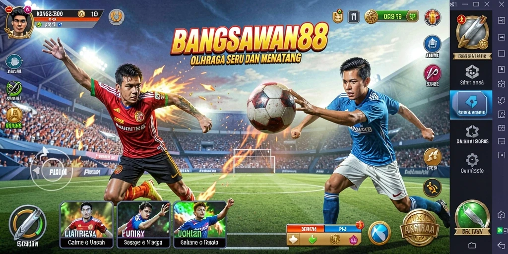 Tampilan menakjubkan dari gameplay BANGSAWAN88 yang penuh aksi.