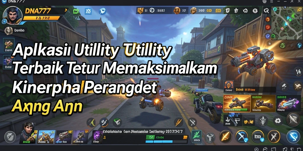 Screenshot utama DNA777 menampilkan tampilan antarmuka yang sederhana dan mudah digunakan.