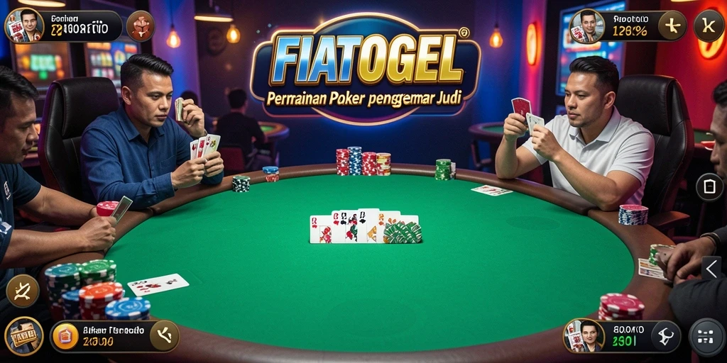 Tampilan gameplay seru dari FIATOGEL di Poker.