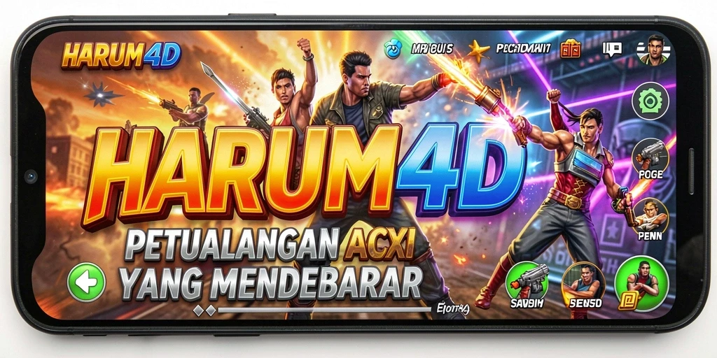 Screenshot menampilkan aksi seru dalam HARUM4D.