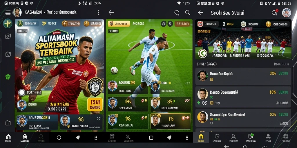 Screenshot KAGANDAN menampilkan antarmuka taruhan yang jelas dan interaktif.