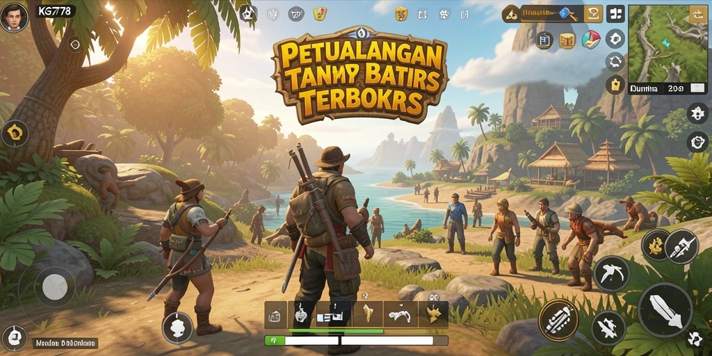 Tangkapan layar gameplay KG778 menunjukkan petualangan seru di dunia terbuka.