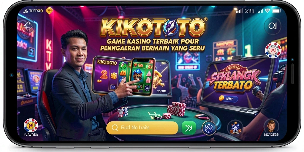 Tampilan menarik gameplay KIKOTOTO yang menyenangkan dan interaktif.