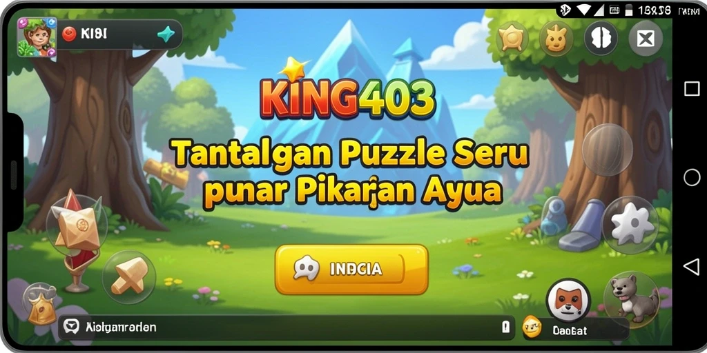 Tampilan gameplay KING403 yang menantang teka-teki yang menarik.