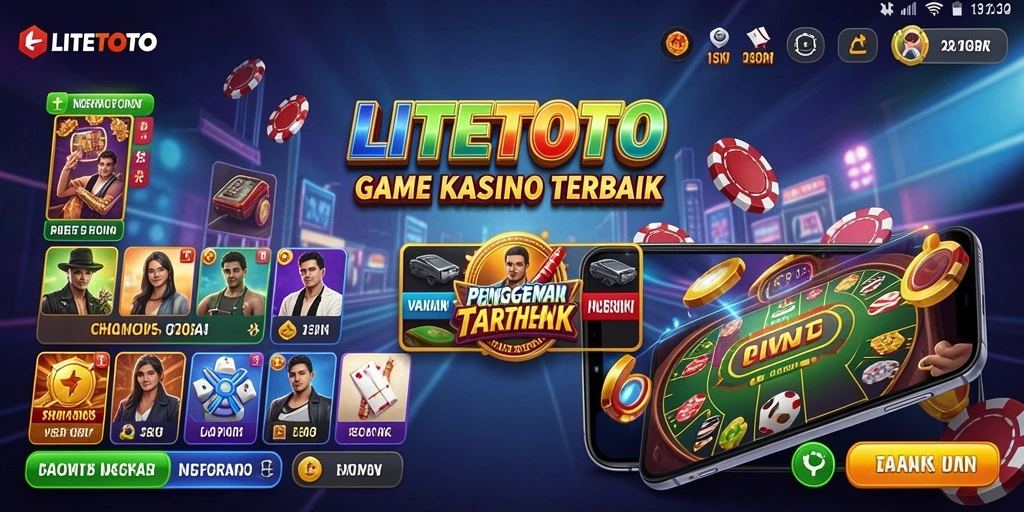 Screenshot LITETOTO menampilkan gameplay Kasino yang mendebarkan dan menarik.