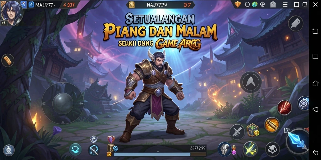 Tampilan gameplay ARPG yang seru dan mengasyikkan di MAJ777.