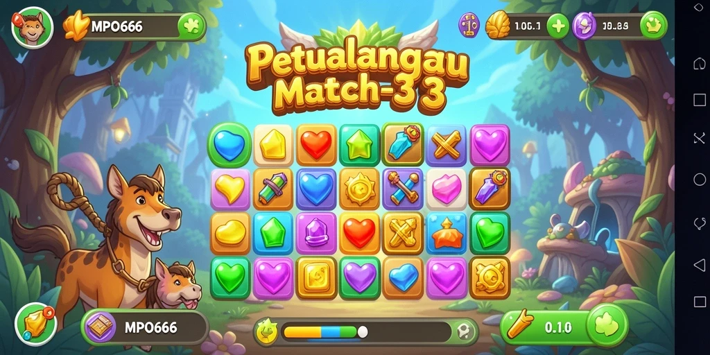 Tampilan gameplay seru dalam MPO666 yang menarik dan menantang.