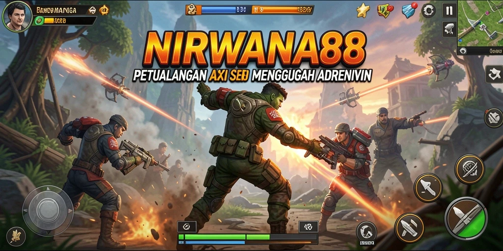 Tangkapan layar gameplay seru NIRWANA88 dengan aksi menegangkan.