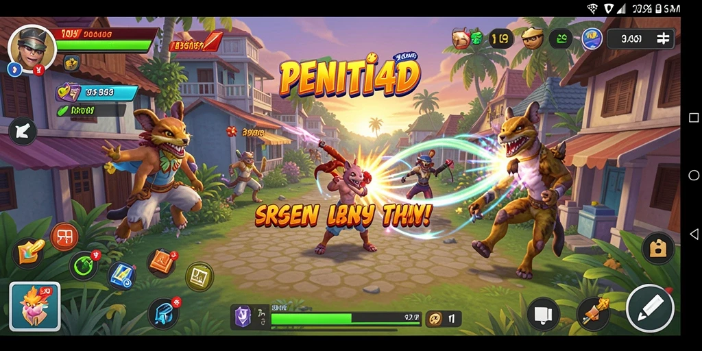 Tampilan utama aplikasi PENITI4D yang memudahkan pengguna dalam mengakses fitur.