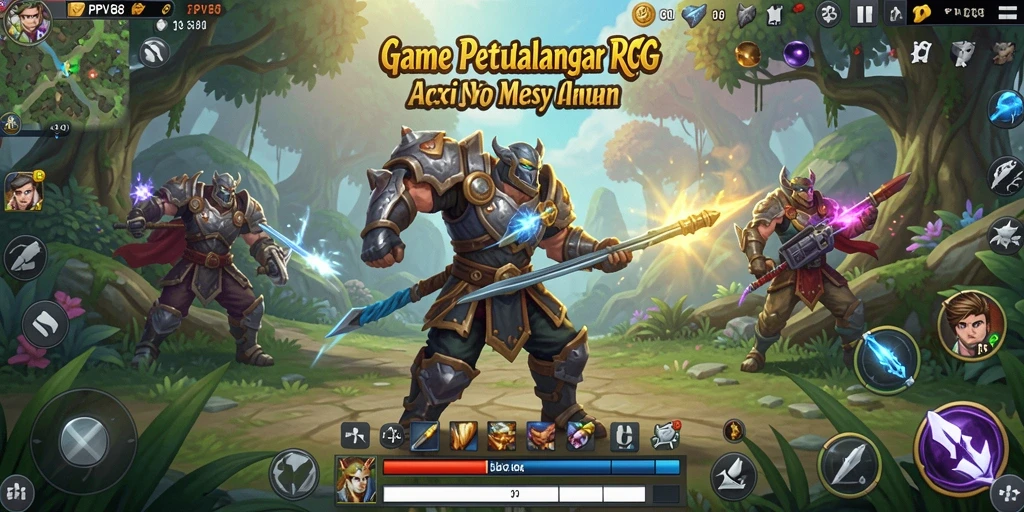 Tampilan gameplay yang intens di dalam PPV88 dengan aksi petualangan seru.