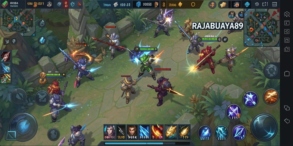 Tampilan gameplay seru dari RAJABUAYA89 yang penuh aksi.