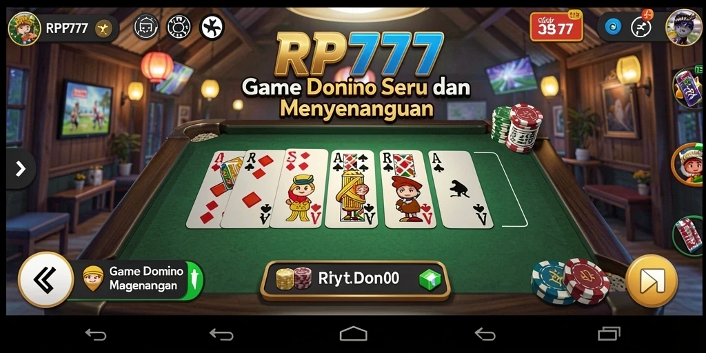 Tampilan gameplay seru dari RP777 yang menampilkan pemain berstrategi.