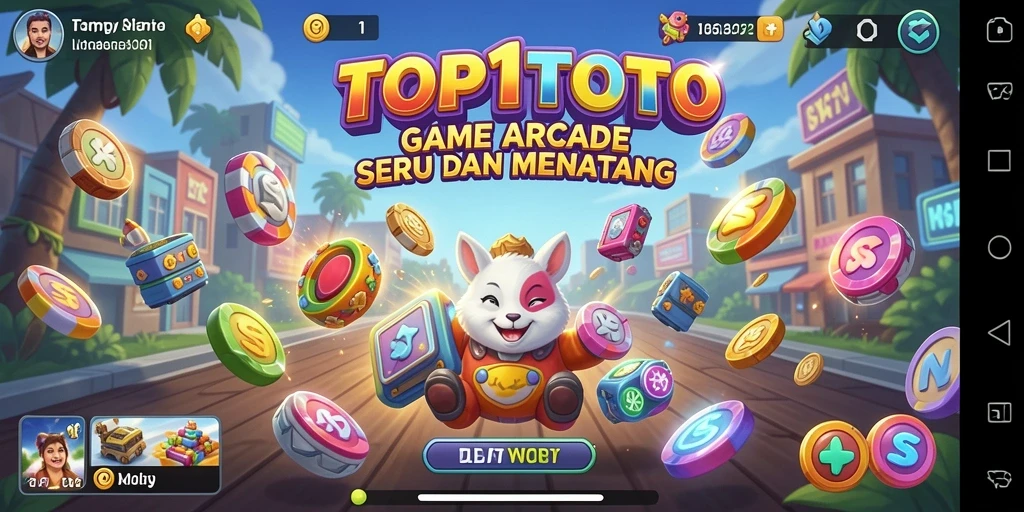 Tampilan gameplay seru dari TOP1TOTO dengan tantangan menarik.